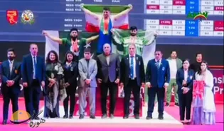 طلای آسیایی امین نیک‌سرشت در پاکستان