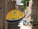 کوچه پشت مسجد جامع مهدی در سالهای دهه 80 که اکنون به خیابان تبدیل شده