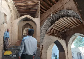 تعویض سقف شبستان شرقی جامع کبیر