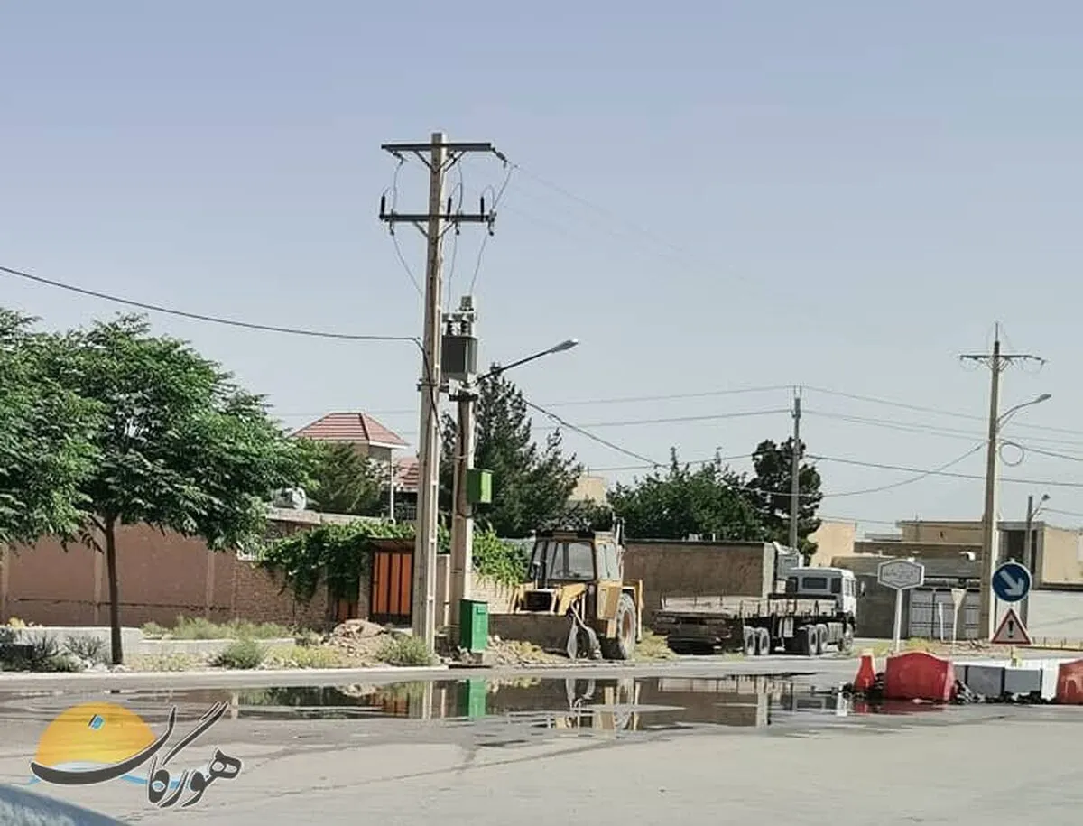 علت رهایی آب در بلوار شهیدان زردشت